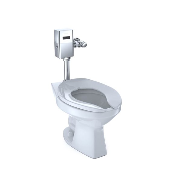 TOTO CT705UNX RW COMMERCIAL FLOOR MOUNT EL BOWL REG HEIGHT 