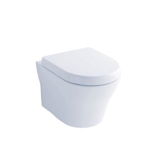 TOTO CWT437117MFG MH D SHAPE WALL HUNG TOILET WITH SS117 WT172M CT437FGT20 