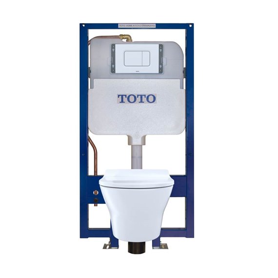 TOTO CWT437237MFG MH D SHAPE WALL HUNG TOILET SS237R WT172M CT437FGT20 