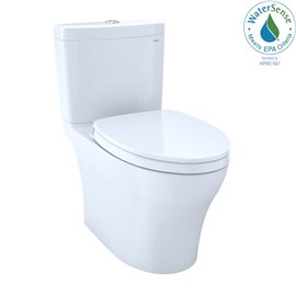 TOTO MS446124CEMFG AQUIA IV 2PC UH TLT WASHLET PLUS WITH SEAT 1.28GPF 0.8GPF 