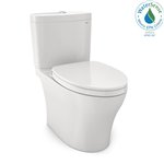 TOTO MS446124CEMFG AQUIA IV 2PC UH TLT WASHLET PLUS WITH SEAT 1.28GPF 0.8GPF 