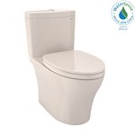 TOTO MS446124CEMFG AQUIA IV 2PC UH TLT WASHLET PLUS WITH SEAT 1.28GPF 0.8GPF 