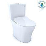 TOTO MS446234CEMFG AQUIA IV 2PC TOILET WASHLET PLUS WITH SEAT 1.28GPF 0.8GPF 