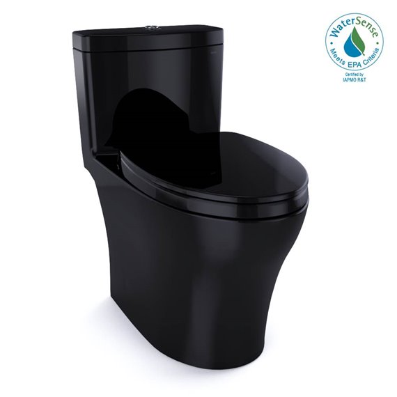 TOTO MS646124CEMF AQUIA IV 1PC UH TOILET WSHLT PLUS WITH SEAT 1.28GPF 0.8GPF 