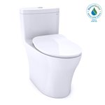 TOTO MS646234CEMFG AQUIA IV 1PC UH TOILET WSHLT PLUS WITH SEAT 1.28GPF 0.8GPF 