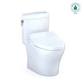 TOTO MW4363046CEMFG AQUIA CUBE 2PC UH WASHLET S500E WASHLET 1.28 0.8 GPF COT