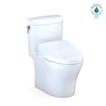 TOTO MW4363046CEMFG AQUIA CUBE 2PC UH WASHLET S500E WASHLET 1.28 0.8 GPF COT