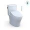 TOTO MW4363084CUMFG AQUIA IV 1G CUBE 2PC UH WITH WAS HLET C5 1.0 0.8 GPF