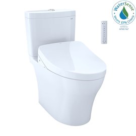 TOTO MW4463046CEMFG AQUIA IV 2PC WASHLET WITH S500E 1.28GPF 0.8GPF CEFIONTECT