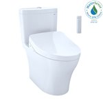 TOTO MW4463046CUMFG AQUIA IV 2PC WASHLET WITH S500E 1.0GPF 0.8GPF CEFIONTECT