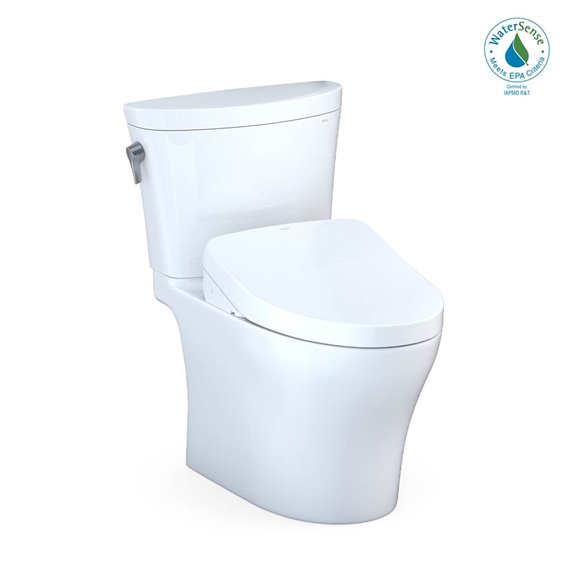 TOTO MW4483046CEMFG AQUIA IV ARC 2PC UH WASHLET WITH S500E 1.28 0.8 GPF 