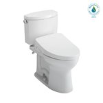 TOTO MW4543046CEFGA 2PC DRAKE WITH WASHLET S500E AND AUTOFLUSH 1.28GPF 