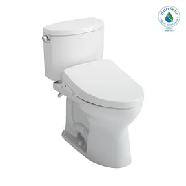 TOTO MW4543046CUFGA 2PC DRAKE 1G WITH WASHLET S500 E AND AUTOFLUSH 1.28GPF 