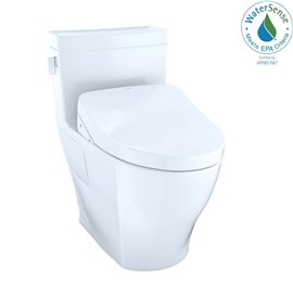 TOTO MW6243056CEFGA 1PC LEGATO WASHLET WITH S550E SW3056AT40 AND AUTO FLUSH THU767