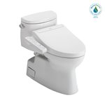 TOTO MW6443074CEFG 1PC CAROLINA WITH WASHLET C2 1.28GPF 