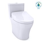 TOTO MW6463046CEMFG AQUIA IV 1PC WASHLET WITH S500E 1.28 0.8GPF CEFIONTECT 