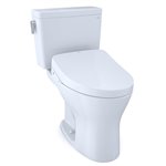 TOTO MW7463046CSMG DRAKE 2PC TOILET WITH S500E 1.6AND0.8GPF CEFIONTECT WASHLET