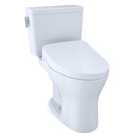 TOTO MW7463046CSMGA DRAKE 2PC TOILET AUTO FLUSH WITH S500E CEFIONTECT WASHLET PLUS