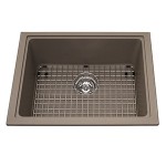 Kindred KGS2U Granite undermount single bowl includes grid