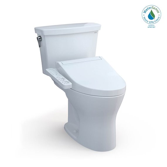 TOTO MW7483074CEMFG.10 10 DRAKE 2PC TRANS. UH WITH WASHLET C2 1.28 AND 0.8GPF