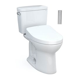 TOTO MW7763046CSFG.10 DRAKE 2PC 10" TOILET WITH S500E 1.6GPF CEFIONTECT WASHLET PLUS