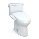 TOTO MW7763074CSFG.10 DRAKE 2PC 10 TOILET WITH C2 1.6GPF CEFIONTECT WASHLET PLUS