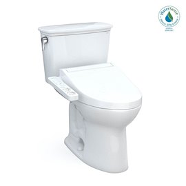 TOTO MW7863074CEFG.10 DRAKE TRANSITIONAL 10" WITH C2 1.28GPF CEFIONTECT WASHLET PLUS