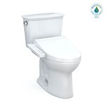 TOTO MW7863074CEFG.10 DRAKE TRANSITIONAL 10 WITH C2 1.28GPF CEFIONTECT WASHLET PLUS