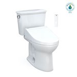 TOTO MW7863084CEFG.10 DRAKE TRANSITIONAL 10 WITH C5 1.28GPF CEFIONTECT WASHLET PLUS