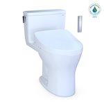 TOTO MW8563046CEMG ULTRAMAX 1PC TOILET WITH S500E 1.28AND0.8G CEFIONTECT WASHLET