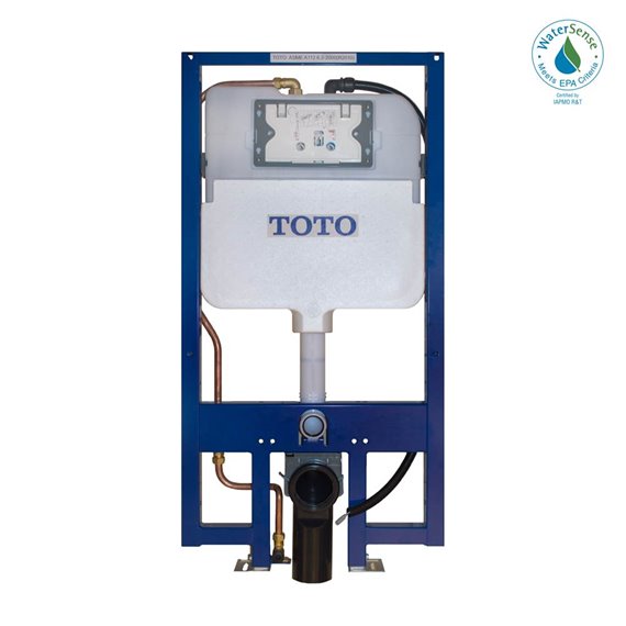 TOTO WT173MA IWT SYSTEM WITH COPPER PIPE 1. 28 AND .9GPF FOR CCT AND AUTOFLUSH