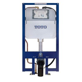 TOTO WT174M IN WALL TANK SYSTEM WITH COPPER PIPE AND AUTO FLUSH