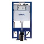 TOTO WT174M IN WALL TANK SYSTEM WITH COPPER PIPE AND AUTO FLUSH