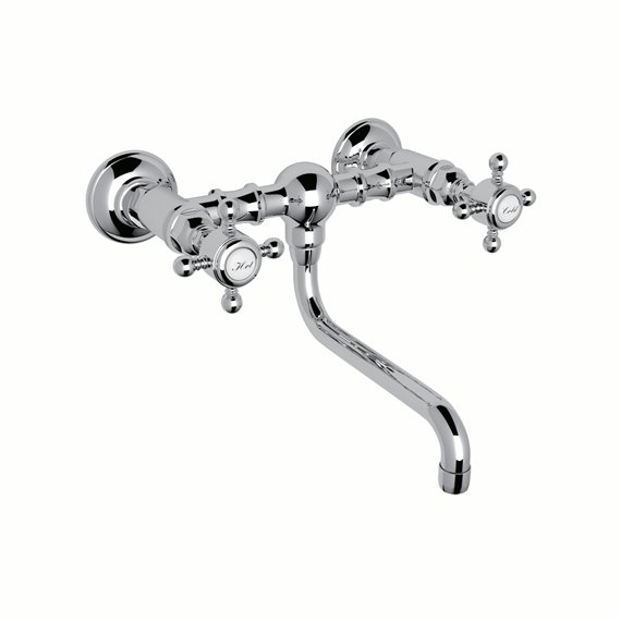 ROHL Acqui® Wall Mount Bridge Lavatory Faucet