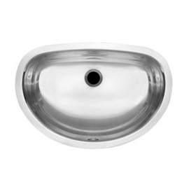 Kindred KSOV1420U 18 gauge stainless steel undermount vanity basin