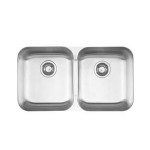 Kindred QDUA1831 Double bowl undermount 20 gauge