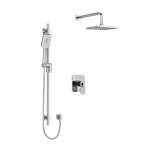 Riobel Equinox TKIT323EQ Type TP thermostaticpressure balance 0.5 coaxial 2-way system with hand shower and shower head (Without