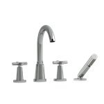 Riobel Pallace PA12 4-piece deck-mount tub filler with hand shower