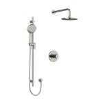 Riobel Pallace KIT323PATM Type TP thermostaticpressure balance 0.5 coaxial 2-way system with hand shower and shower head