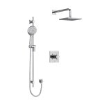 Riobel Pallace KIT323PATQ Type TP thermostaticpressure balance 0.5 coaxial 2-way system with hand shower and shower head