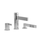 Riobel Paradox PX10 3-piece deck-mount tub filler with hand shower