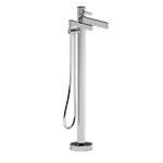 Riobel Paradox PX39 2-way Type T thermostatic coaxial floor-mount tub filler with hand shower