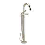 Riobel Riu RU39 2-way Type T thermostatic coaxial floor-mount tub filler with hand shower