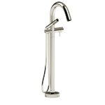 Riobel Riu RU39 2-way Type T thermostatic coaxial floor-mount tub filler with hand shower