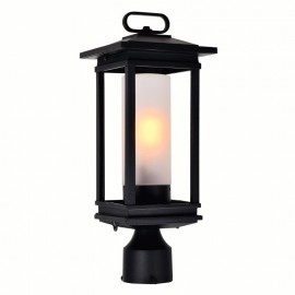 CWI Granville 1 Light Black Outdoor Lantern Head