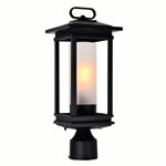 CWI Granville 1 Light Black Outdoor Lantern Head