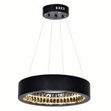 CWI Mulvane 1 Light Black Outdoor Hanging Light
