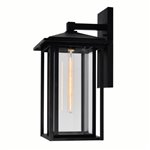 CWI Crawford 1 Light Black Outdoor Wall Light