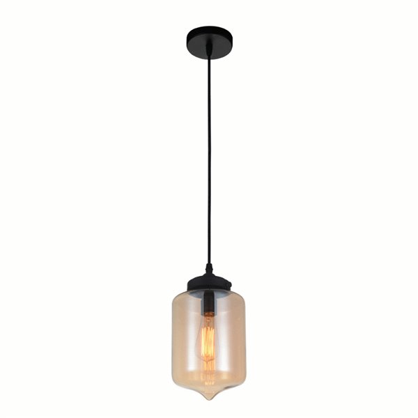 CWI Milford 3 Light Outdoor Black Wall Lantern