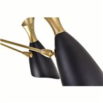 CWI Rolin 12 Light Down Chandelier With Matte Black & Satin Gold Finish